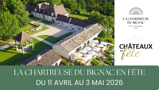 Un château avec un événement en avril-mai 2026.